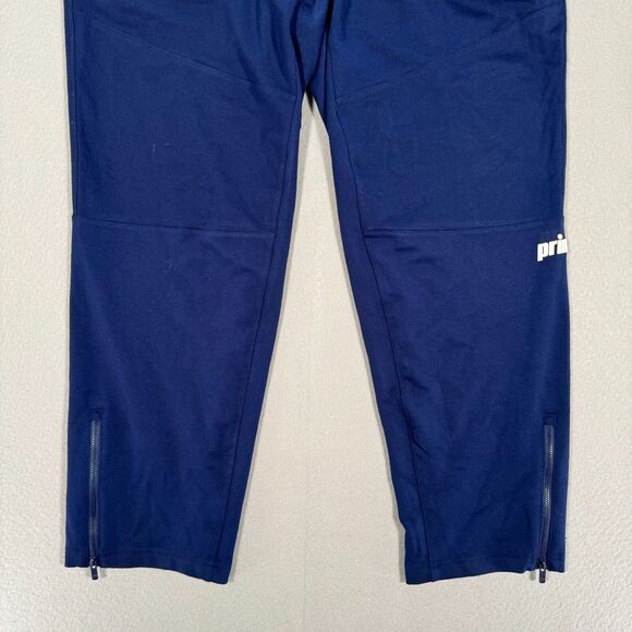 Prince Pickleball Sweatpants Men's 2XL XXL Blue Navy Ponte Slim Pants Sport - Picture 8 of 13